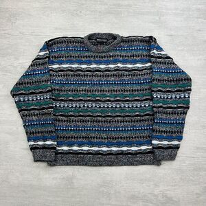 Vintage Expressions International Sweater Adult XL Coogi Retro‎ 3D Chunky Knit